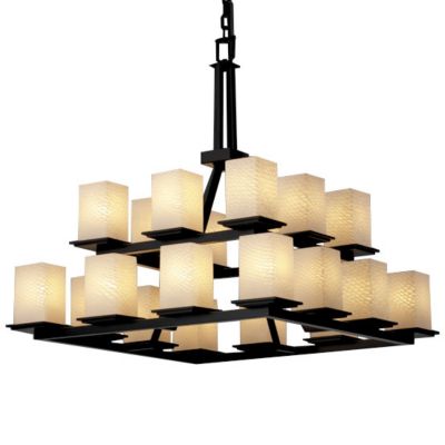 Fusion Montana 2-Tier Chandelier by Justice Design Group - Starlight Lighting USA and Canada